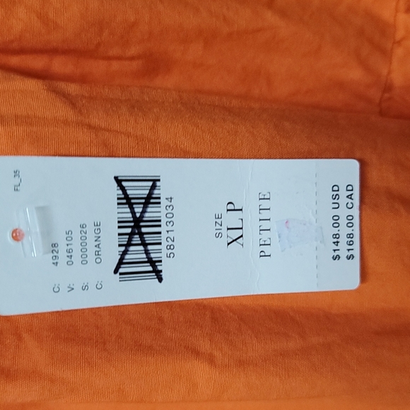 Anthropologie Amadi Luiza Tiered Maxi Dress Off Shoulder Orange sz - Picture 7 of 7